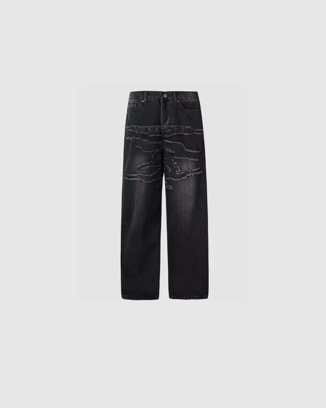 Y/PROJECT Paris Best Patch Jeans Black urbanluxe