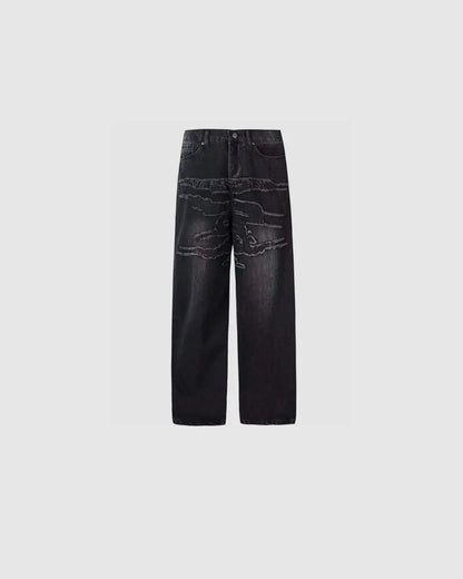 Y/PROJECT Paris Best Patch Jeans Black urbanluxe