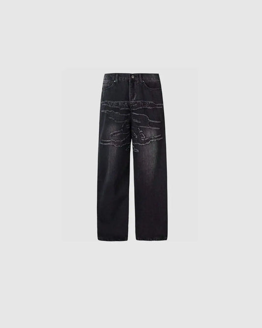 Y/PROJECT Paris Best Patch Jeans Black urbanluxe