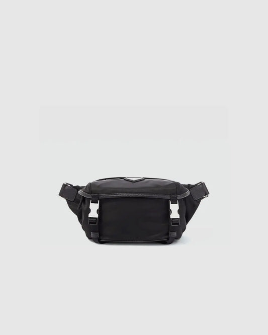 PRADA Re-Nylon trimmed leather belt bag urbanluxeclo