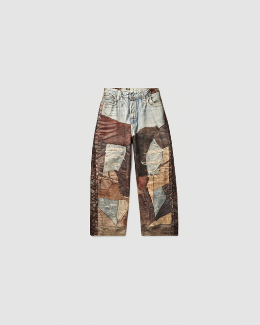 Acne Studios Wide-Leg Trompe L'oeil Jeans