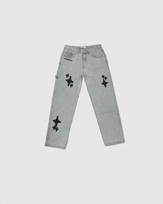 Broken Planet Multi-Star Jeans urbanluxeclo