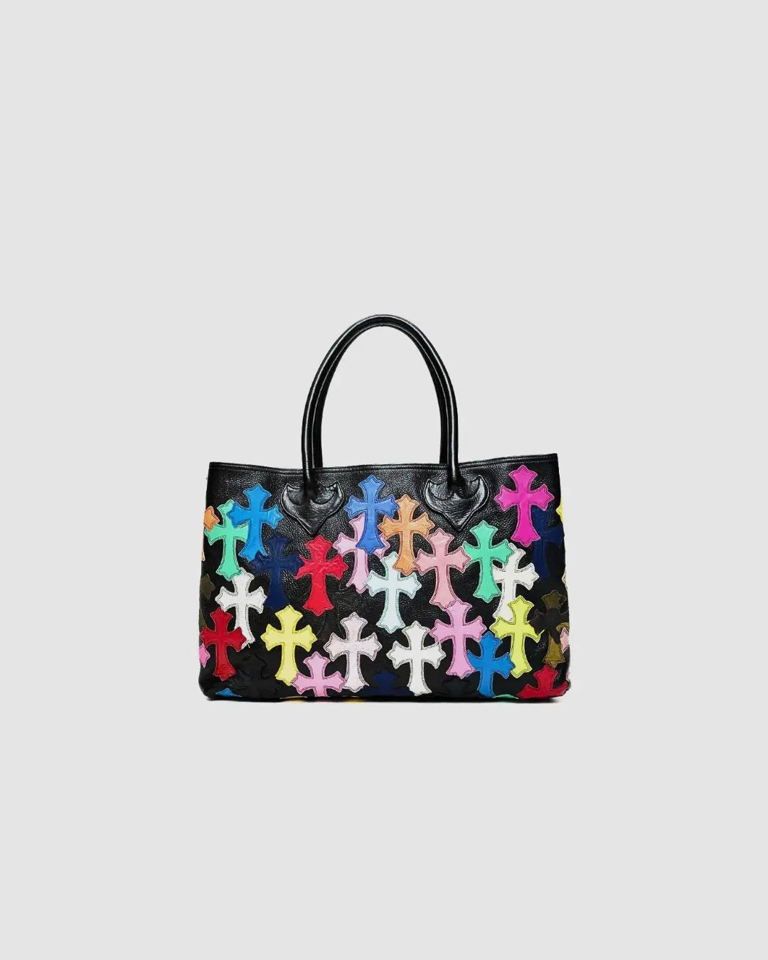 Chrome Hearts Multi colored Cross Patched TOTE BAG urbanluxeclo