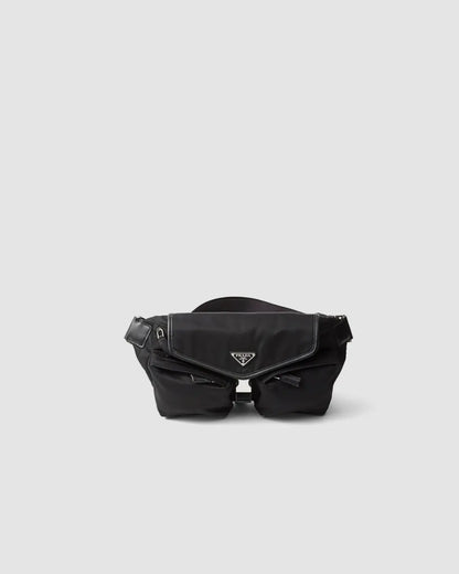 PRADA Small Re-Nylon and Calf Leather Belt Bag urbanluxeclo