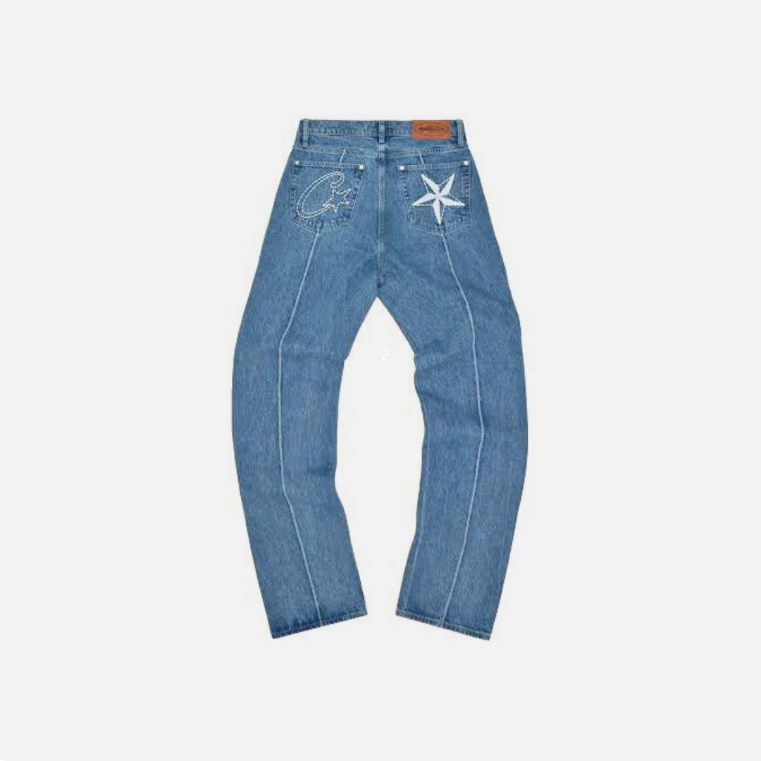 Corteiz C-Star Stitch-Down Jeans