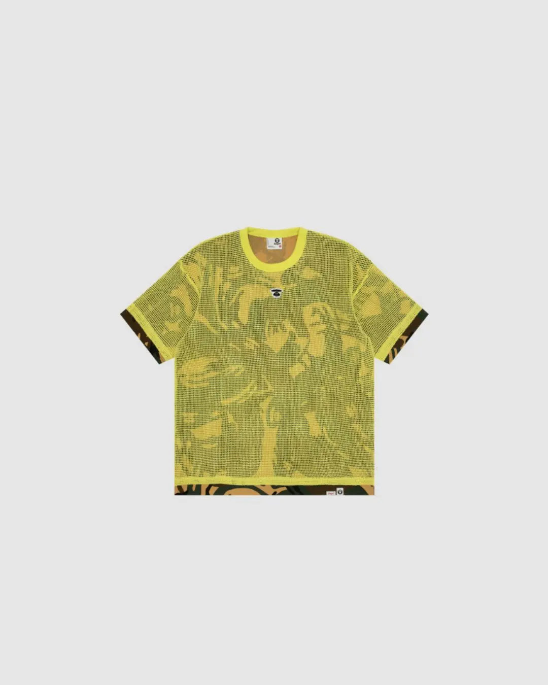 A Bathing Ape AAPE Moonface mesh camo layered tee urbanluxeclo
