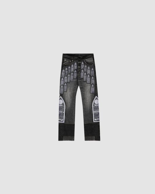 Who Decides War Patched Arc Pants In Black
