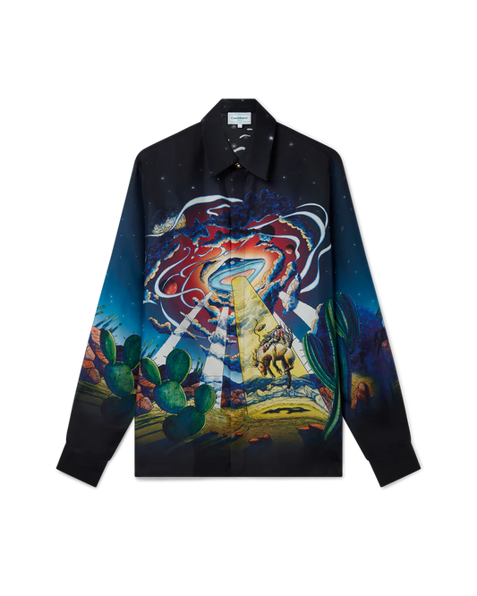 Casablanca Cowboy De L'Espace Silk Shirt