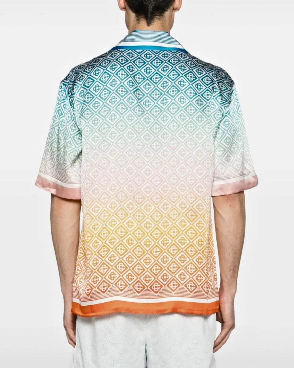 Casablsnca Gradient Monogram Silk Shirt urbanluxeclo