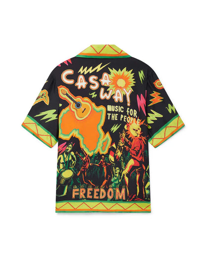 Casablanca Music For The People Silk Shirt