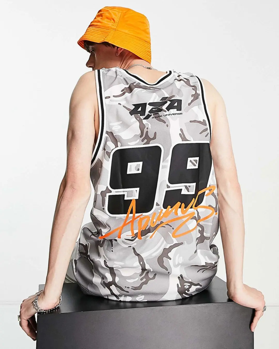 AAPE BY A BATHING APE Logo-print Detail Tank Top In White urbanluxeclo