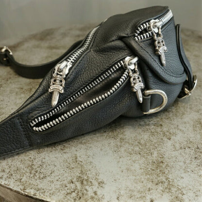 Chrome Hearts Leather Snat Mini Bag