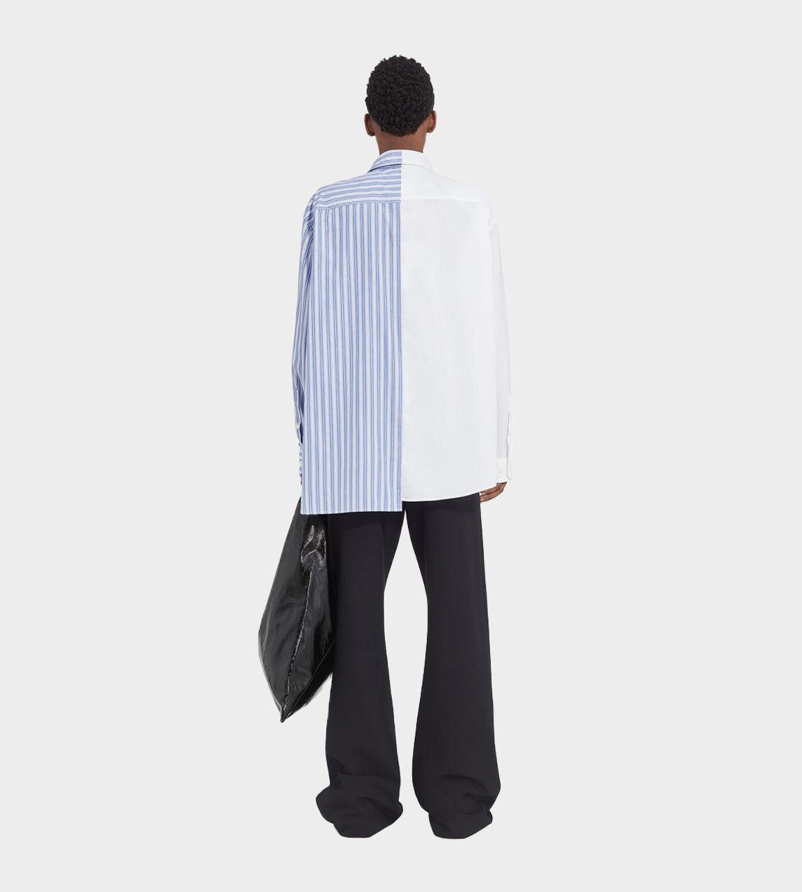 MM6 Maison Margiela Spliced Numbers Shirt White/Blue