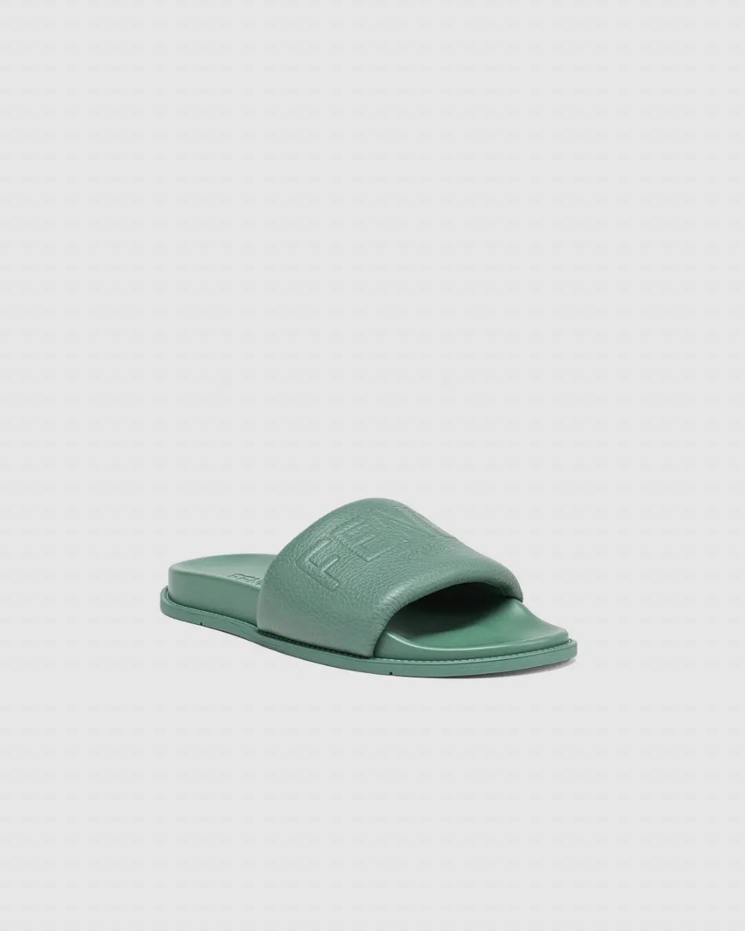 FENDI leather slides Green urbanluxe