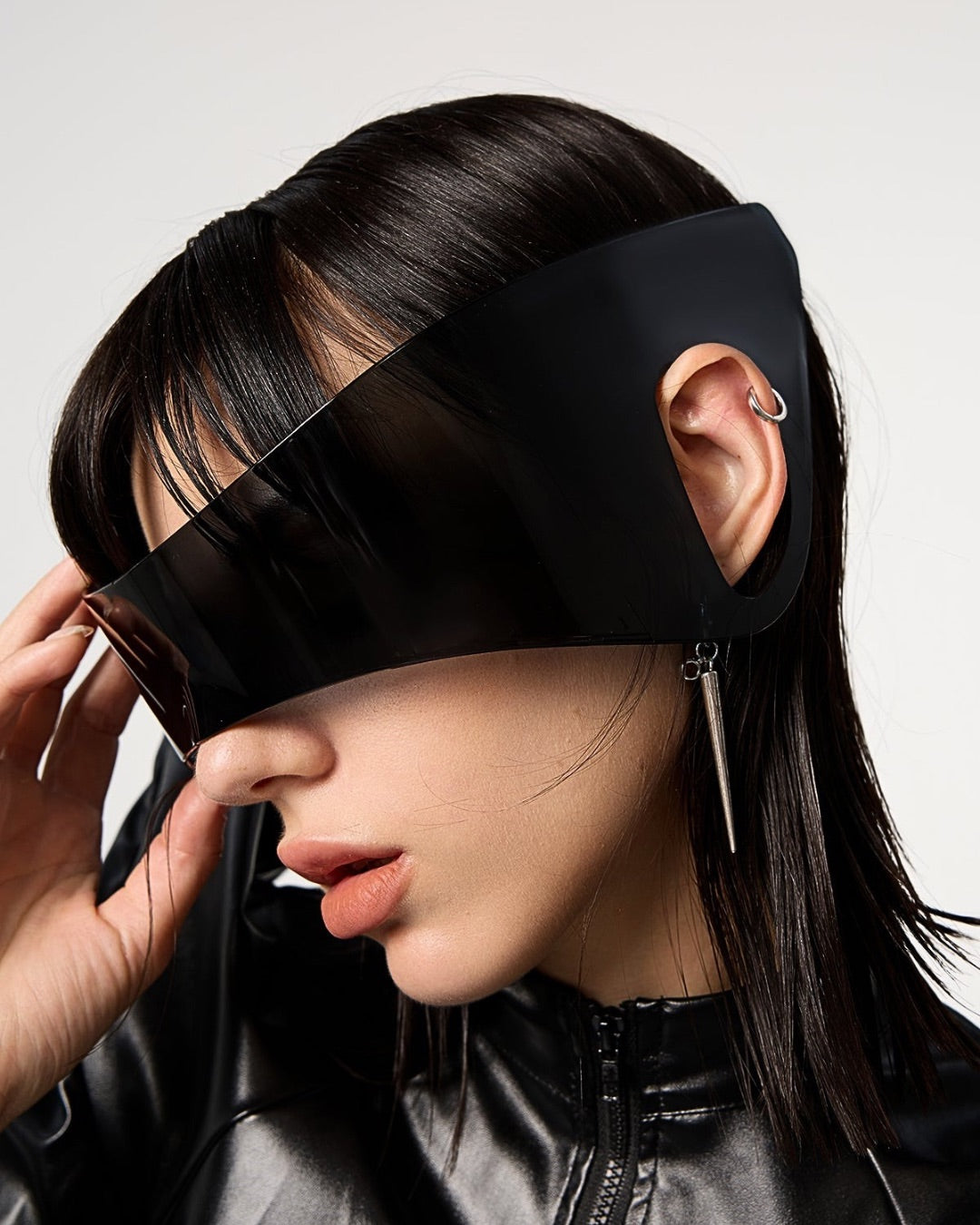 Noir Spectacle Oversized Punk Sunglasses