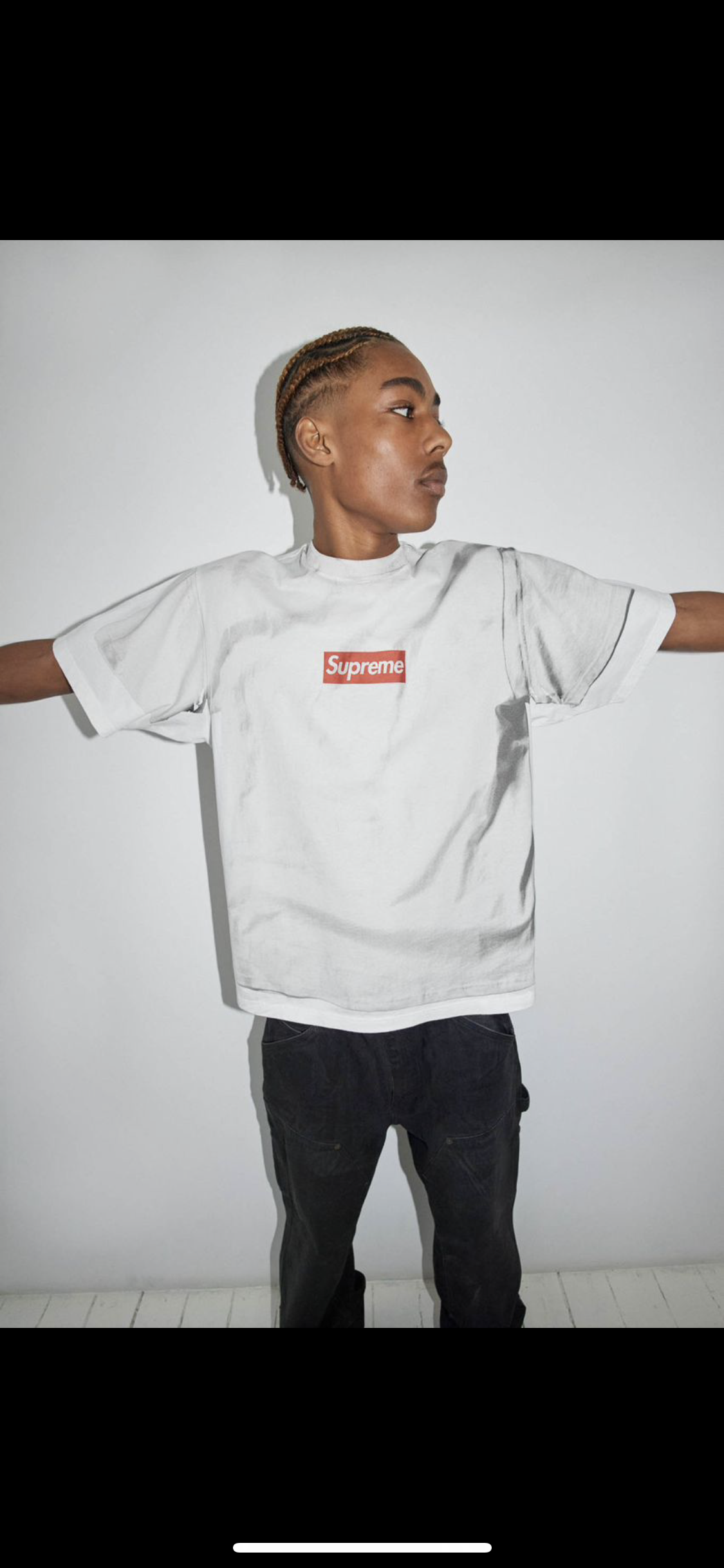 Supreme MM6 Maison Margiela Box Logo Tee (SS24) - White