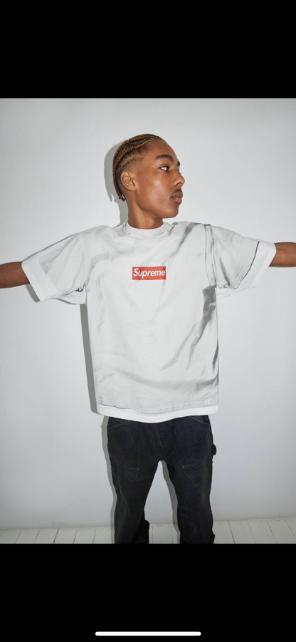 Supreme MM6 Maison Margiela Box Logo Tee (SS24) - White