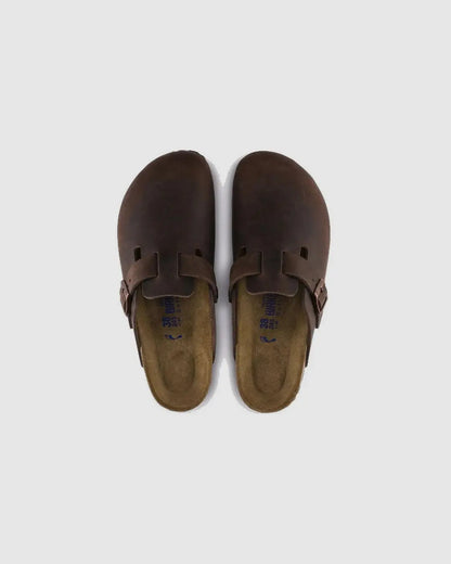 Birkenstock Boston Oiled Leather Clogs Brown urbanluxe
