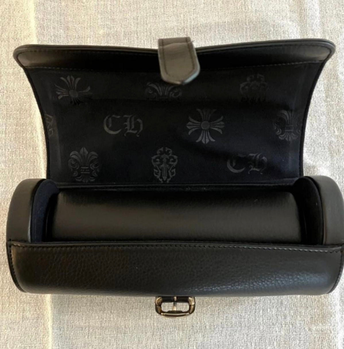 Chrome Hearts Leather Watch Roll