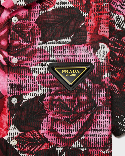 Prada Timecapsule printed cotton shirt