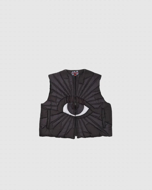 House Of Error Seeing Puffer jacket - BLACK urbanluxeclo