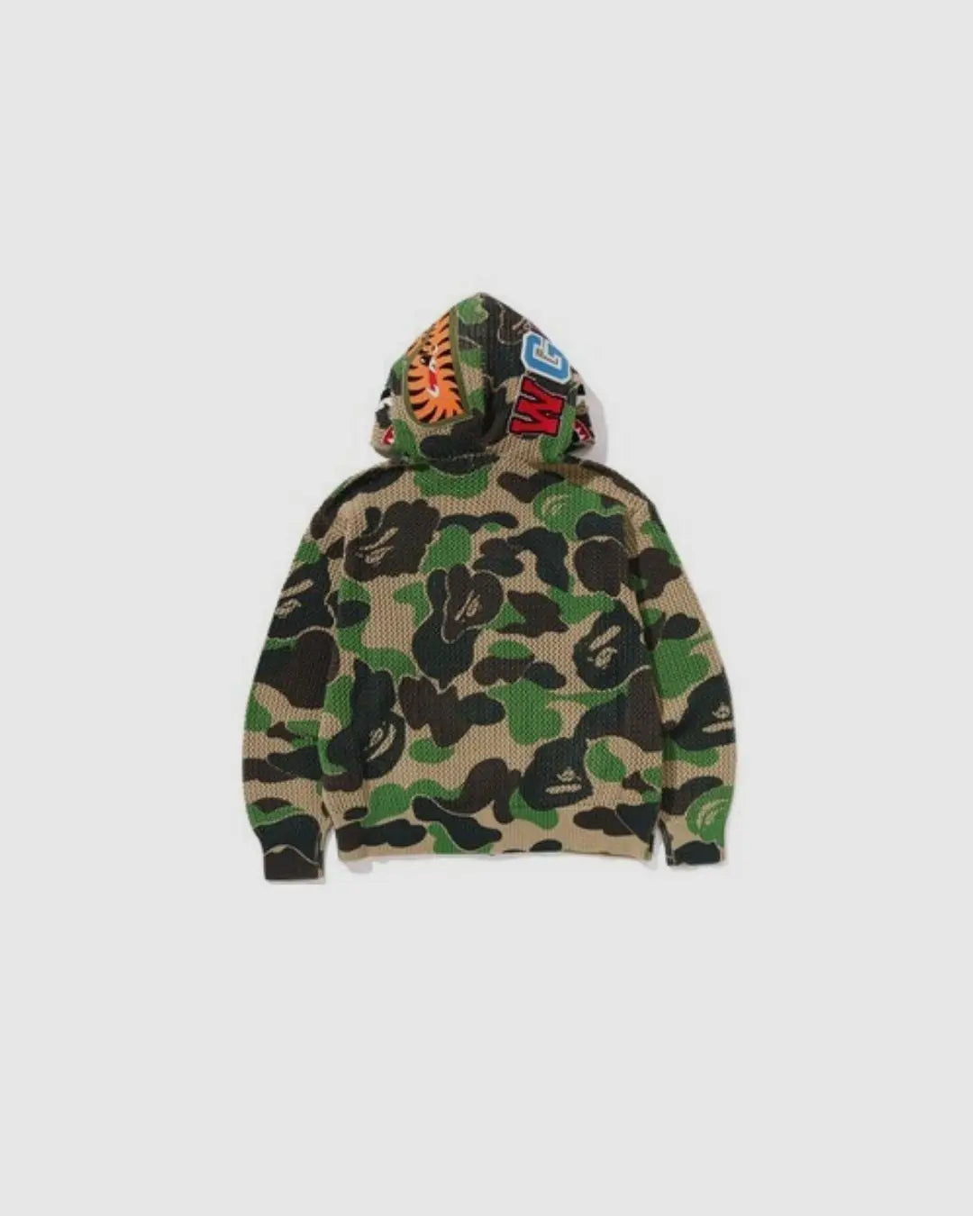 A BATHING APE Bape Crochet Shark Zip Hoodie urbanluxeclo