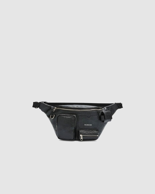 Balenciaga Men's Superbusy Leather Belt Bag urbanluxeclo