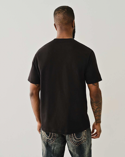 True religion Heavyweight Collegiate logo Tee