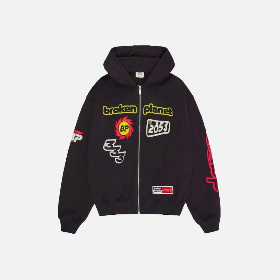 Broken Planet Performance Zip Up Hoodie