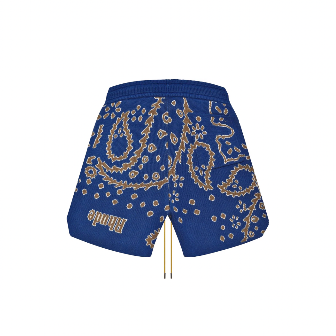 RHUDE Knit Paisley Shorts